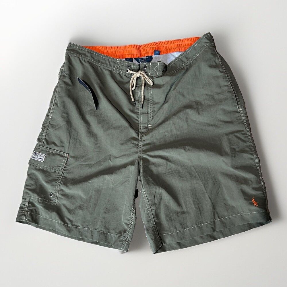 Polo Ralph Lauren Mens Olive Green Swim Trunk Shorts Size XL NWT